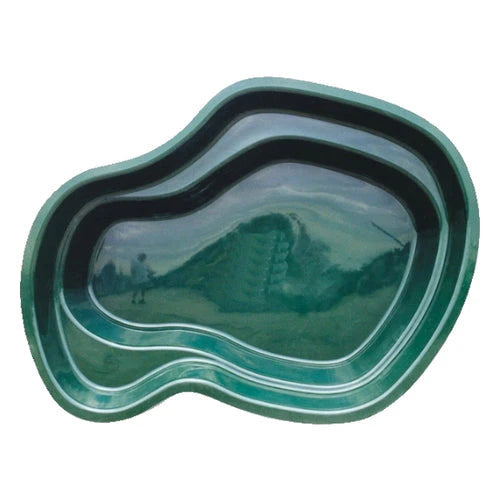 Shaped fibreglass pond