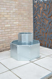 Octagonal Two Tier Raised Bed / Galvanised Planter Set