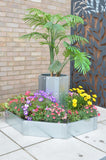 Octagonal Two Tier Raised Bed / Galvanised Planter Set (Lower / Inner)
