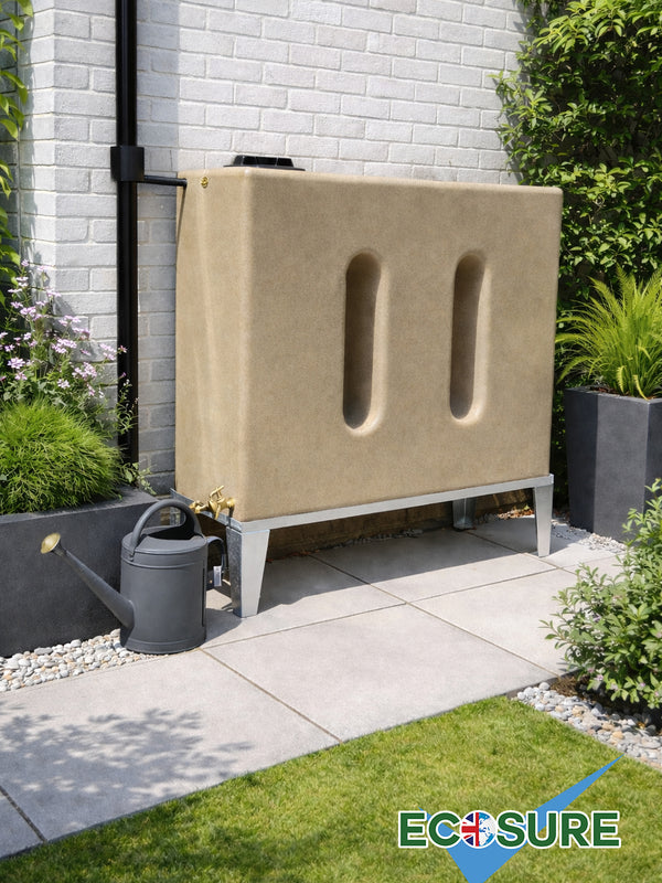 500 Litre Water Butt V1 - Sandstone
